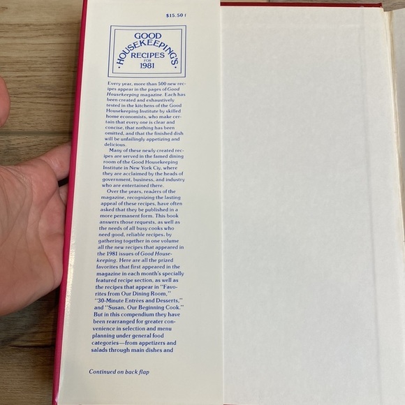 NEW Good Housekeepings Recipes for 1981 - Picture 4 of 6